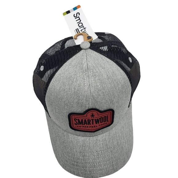 Smartwool Other - Smartwool Truckers Hat Front Logo Snapback Mesh Grey Unisex Adult One Size